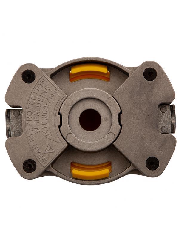 Головка триммерная универсальная алюминий, шайба 8 мм, 10 мм Denzel