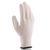 Перчатки трикотажные с белым полиуретановым покрытием, размер L, 15 класс вязки Сибртех