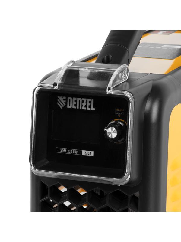 Аппарат инвертор. дуговой сварки SDM-220 Top, 220 А, ПВ 60% кейс// Denzel