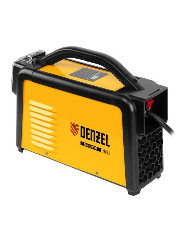 Аппарат инвертор. дуговой сварки SDM-220 Top, 220 А, ПВ 60% кейс// Denzel