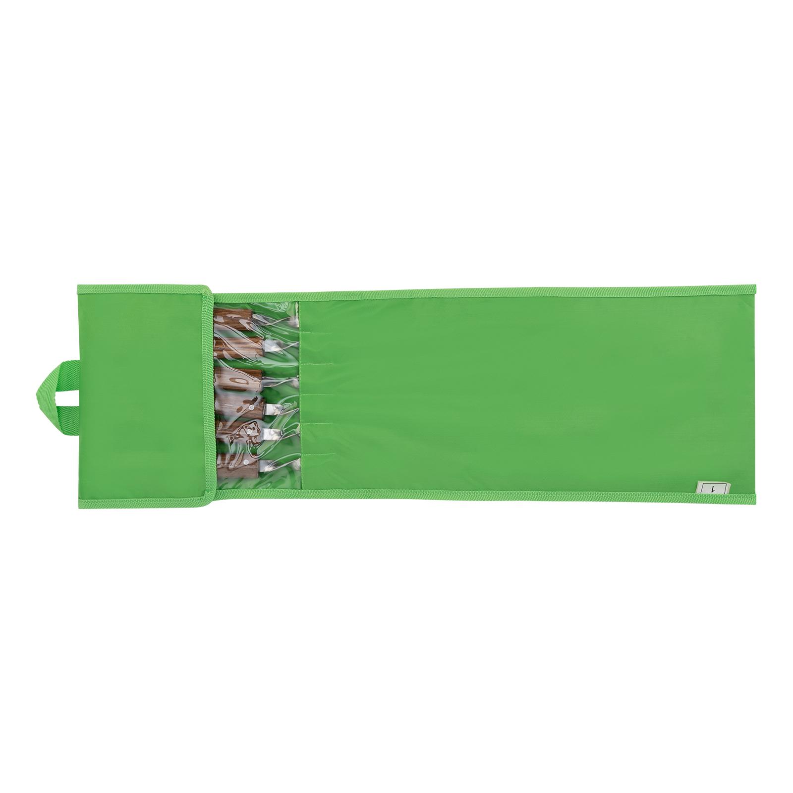 Набор шампуров угловых, 650 мм, с цельной деревянной рукояткой, в чехле, 6 шт, Camping Palisad