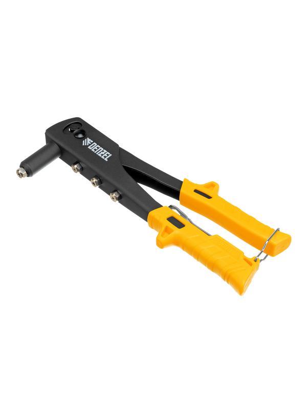 Заклепочник ручной, 255 мм, заклепки 2,4-3,2-4,0-4,8 мм Denzel