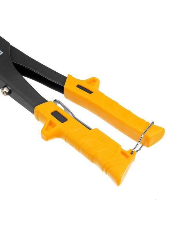 Заклепочник ручной, 255 мм, заклепки 2,4-3,2-4,0-4,8 мм Denzel