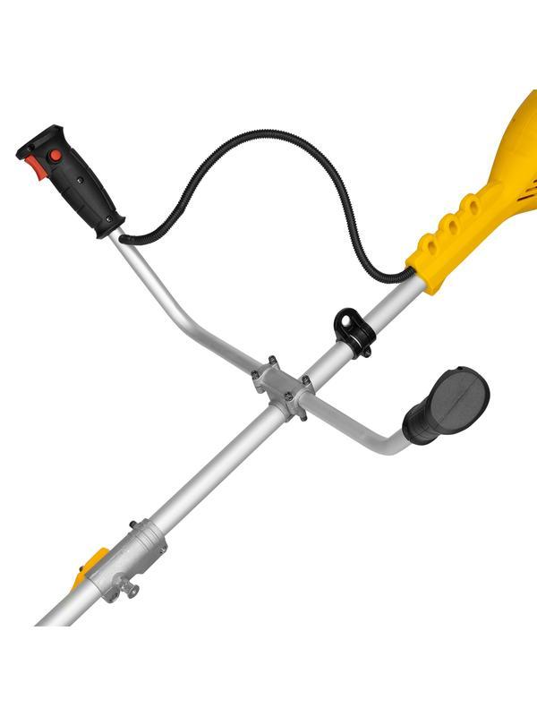 Триммер электрический TE-1400, 1400 Вт, 420 мм, катушка + диск, разборная штанга Denzel