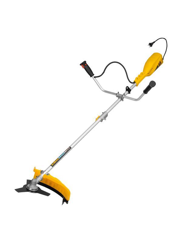 Триммер электрический TE-1400, 1400 Вт, 420 мм, катушка + диск, разборная штанга Denzel