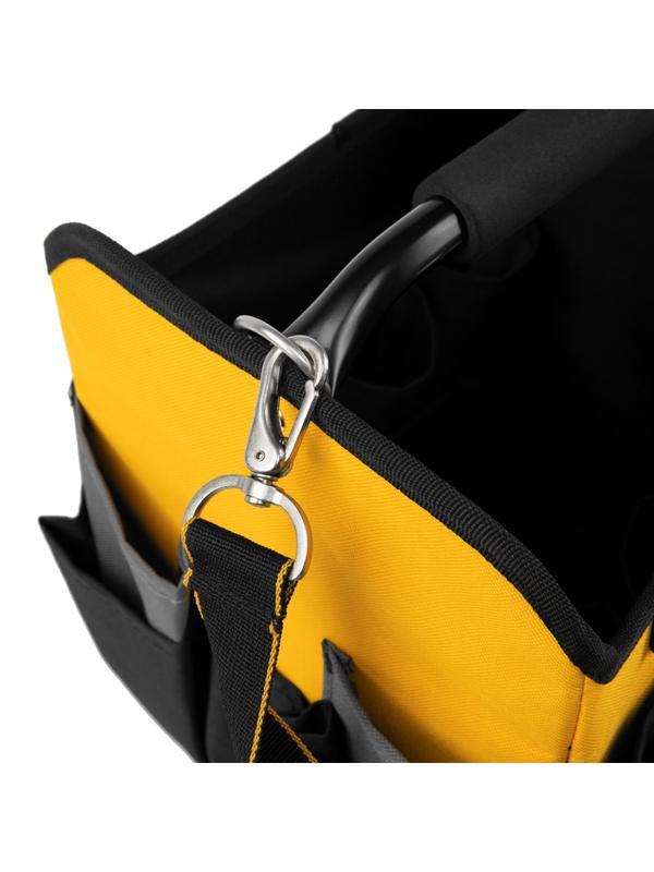 Переноска для инструмента, 260х240х300 мм, 22 кармана, наплечный ремень// Denzel