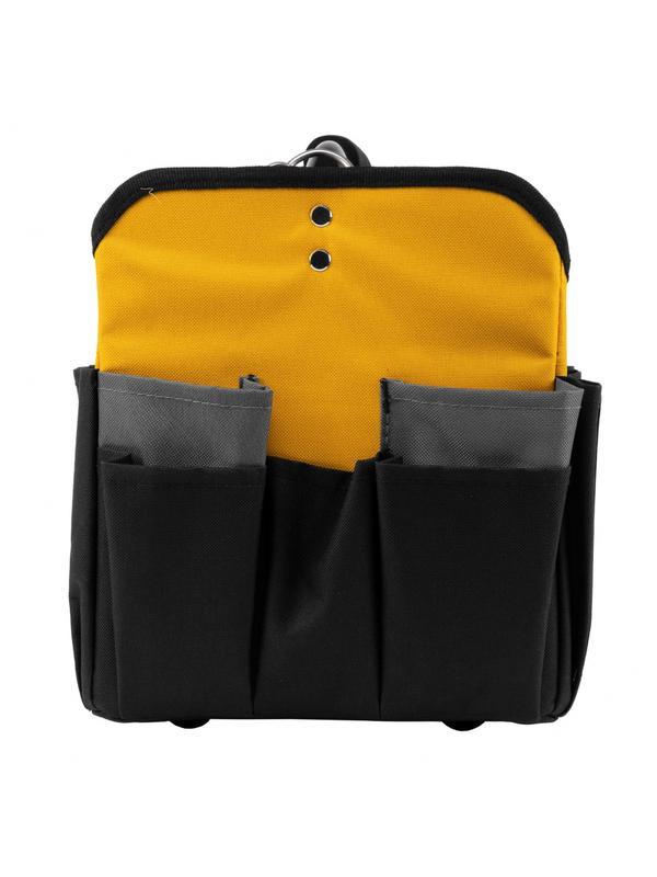 Переноска для инструмента, 260х240х300 мм, 22 кармана, наплечный ремень// Denzel