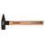 Молоток слесарный, 500 г, кованый квадратный боек, буковая рукоятка Denzel