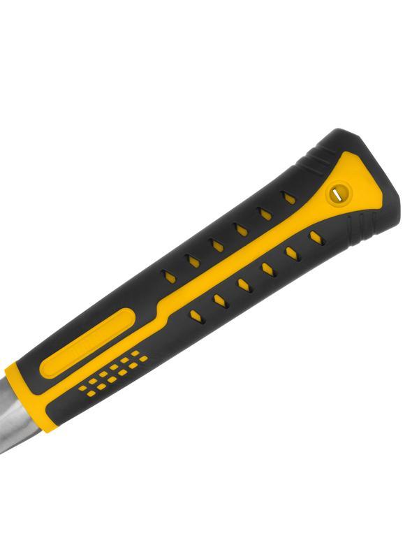 Кувалда 1 кг, цельнометаллическая, двухкомпонентная рукоятка Denzel