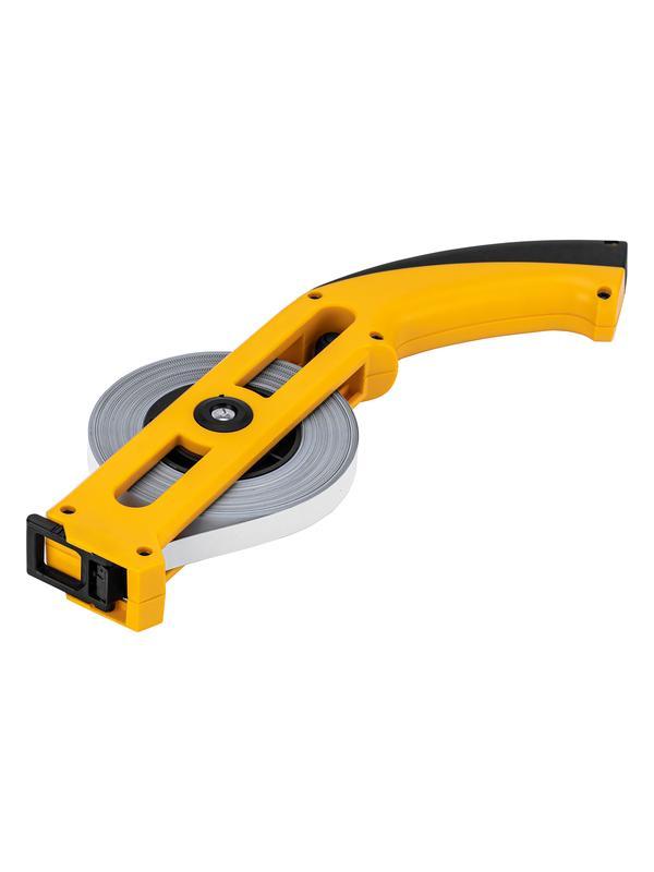 Рулетка геодезическая 30 м х 13 мм, открытый корпус, металлическая лента Denzel