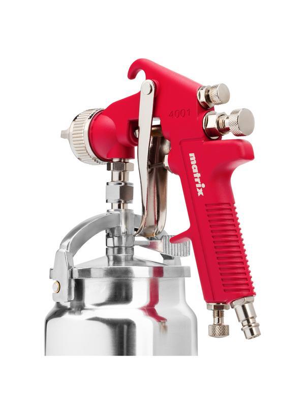 Краскораспылитель HP пневмат. с нижним бачком V= 1 л, сопло диаметром 1.8 мм// Matrix