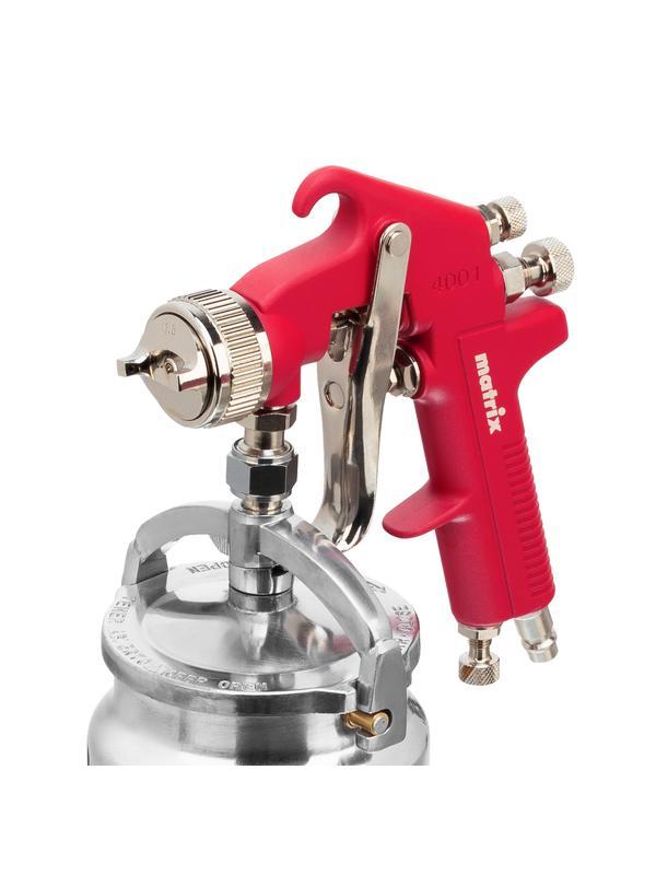 Краскораспылитель HP пневмат. с нижним бачком V= 1 л, сопло диаметром 1.8 мм// Matrix