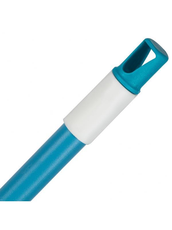 Щетка пластмассовая для подметания пола с комбинированной щетиной, 27 см, с черенком, 120 cм, Home Palisad