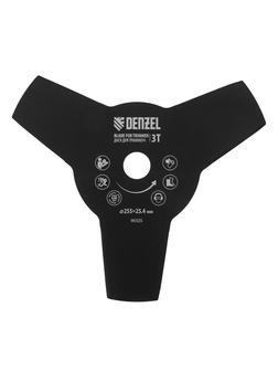 Диск для триммера, 255 х 25.4 мм, толщина 1.6 мм, 3 лезвия Denzel