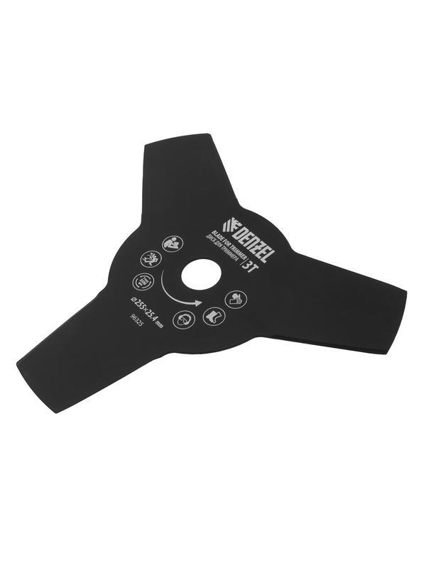 Диск для триммера, 255 х 25.4 мм, толщина 1.6 мм, 3 лезвия Denzel