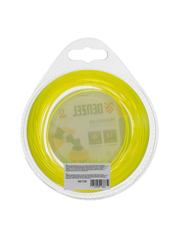 Леска для триммера, круглая 1.6 мм х 15 м, блистер Flex cord Denzel