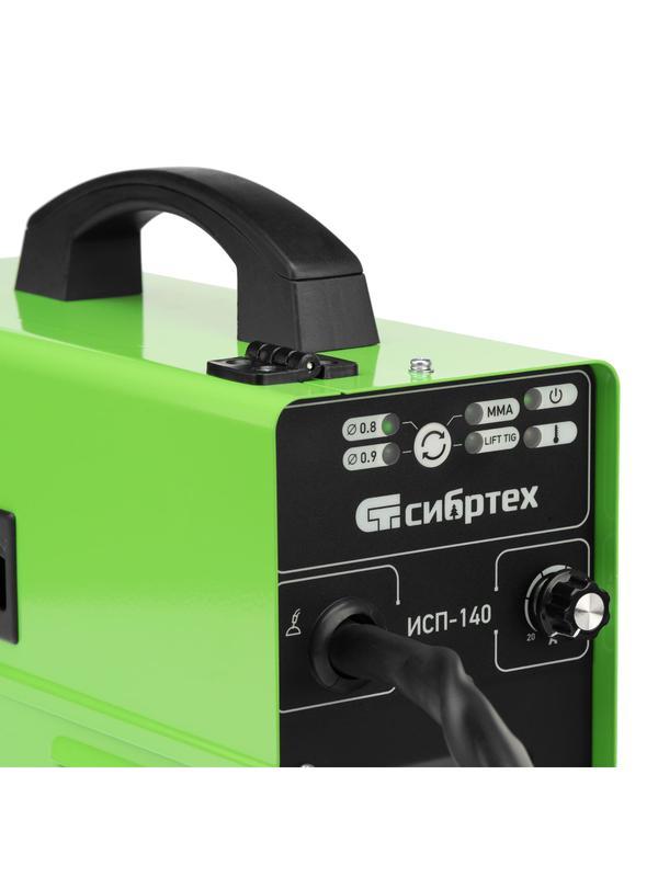 Аппарат инвертор. полуавтомат. сварки ИСП-140, 140 А, ПВ 60%// Сибртех