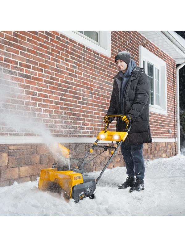 Снегоуборочная машина аккумуляторная, ESB-460-0, Li-Ion, 36В Denzel