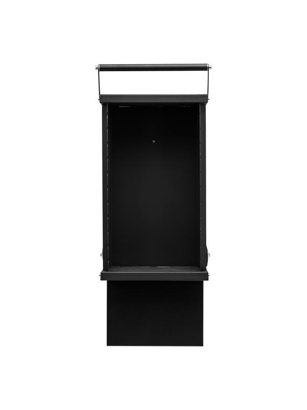 Мангал сварной на колесах, 662 х 390 х 152/805 мм, сталь 2 мм, кочерга в комплекте, Camping Palisad