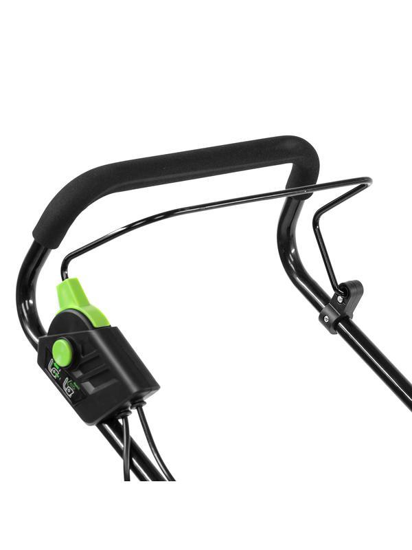 Газонокосилка электрическая L1500, 1500 Вт, ширина 33 см, 5 уровней, пластиковый травосборник 35 л Сибртех