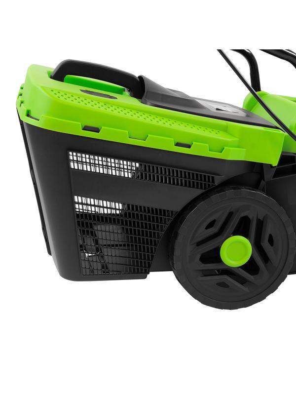 Газонокосилка электрическая L1500, 1500 Вт, ширина 33 см, 5 уровней, пластиковый травосборник 35 л Сибртех