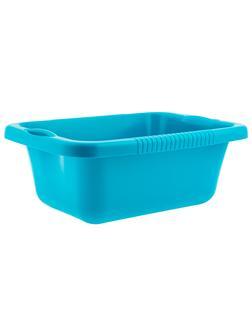 Таз пластмассовый прямоугольный 25 л, бирюзовый, Home Palisad