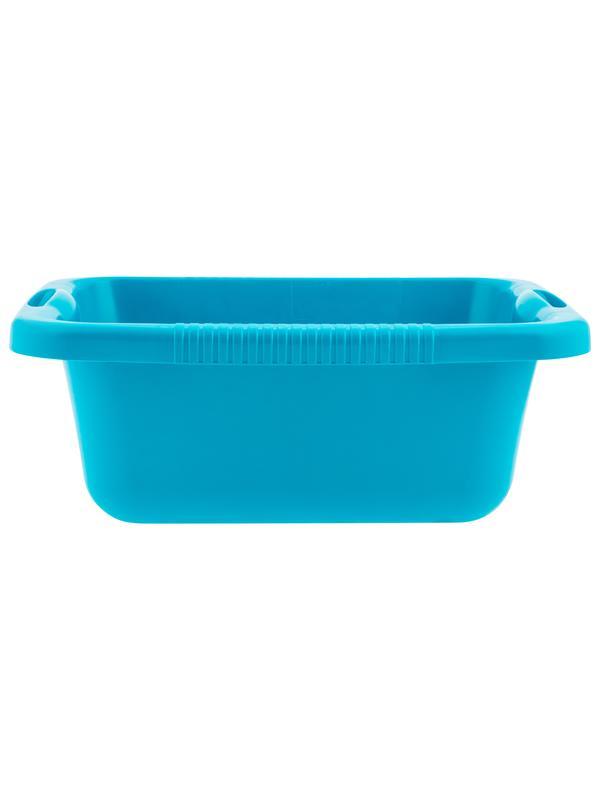 Таз пластмассовый прямоугольный 25 л, бирюзовый, Home Palisad