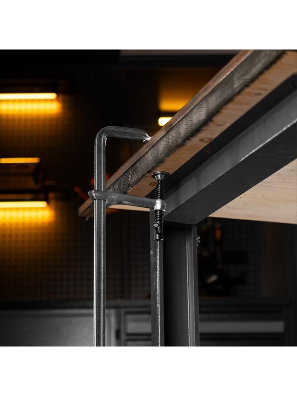 Струбцина F-образная, 120x600мм, кованая // Denzel