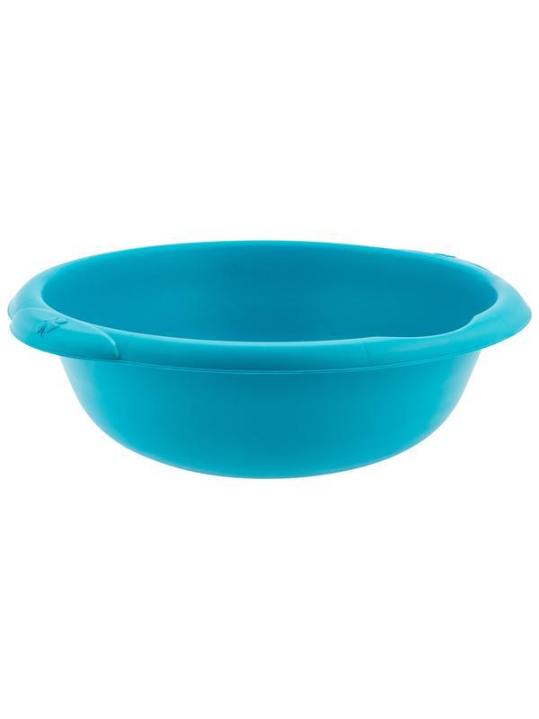 Таз пластмассовый круглый 18 л, бирюзовый, Home Palisad