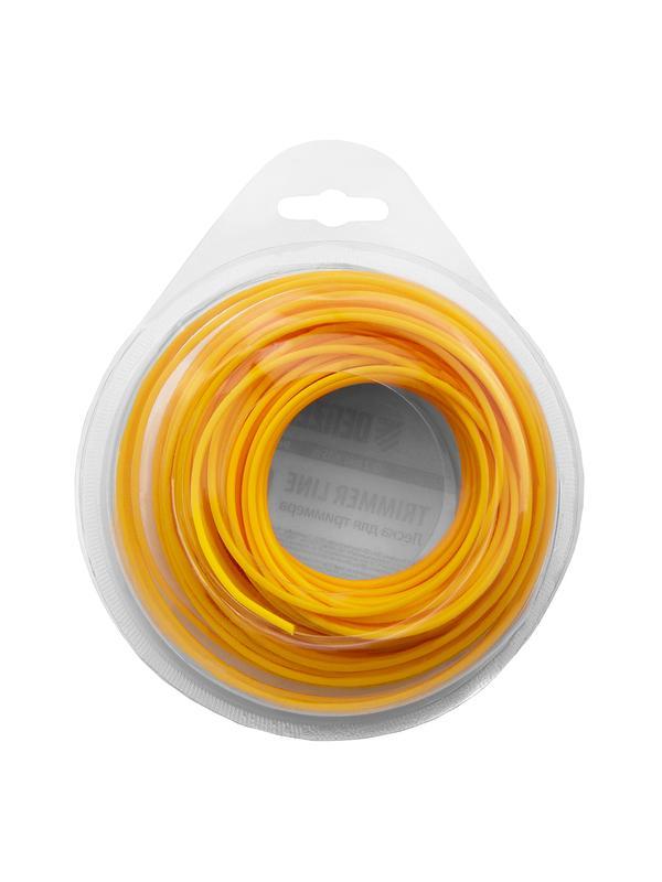 Леска для триммера квадратная, 2 мм х 15 м Denzel Россия