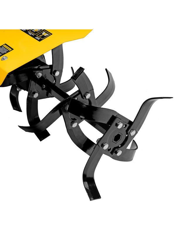 Мотоблок DPT-270SB, 7 л.с., ремен.сцеп, фрез 3х4, ШОМ, без колес, передачи 2В/1Н// Denzel