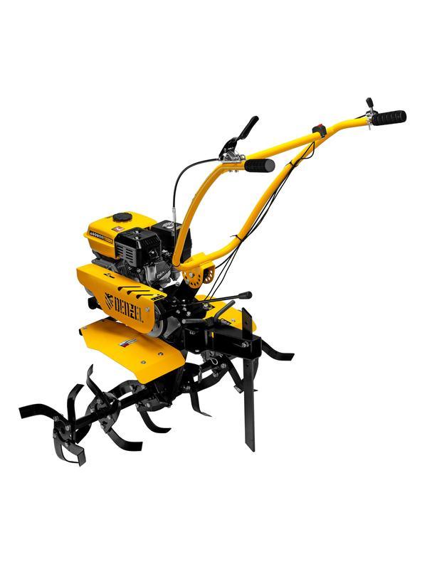 Мотоблок DPT-270SB, 7 л.с., ремен.сцеп, фрез 3х4, ШОМ, без колес, передачи 2В/1Н// Denzel