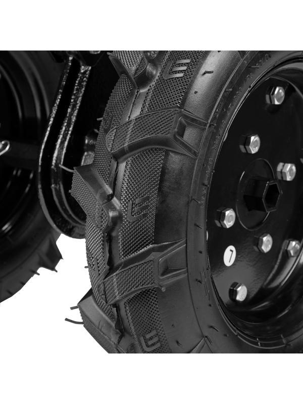 Мотоблок DPT-270SB, 7 л.с., ремен.сцеп, фрез 3х4, ШОМ, без колес, передачи 2В/1Н// Denzel