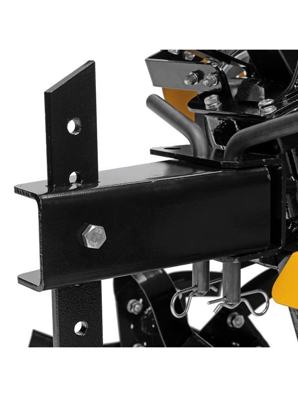 Мотоблок DPT-270SB, 7 л.с., ремен.сцеп, фрез 3х4, ШОМ, без колес, передачи 2В/1Н// Denzel