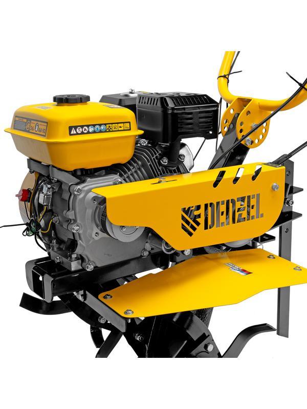 Мотоблок DPT-270SB, 7 л.с., ремен.сцеп, фрез 3х4, ШОМ, без колес, передачи 2В/1Н// Denzel