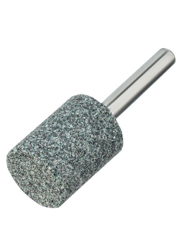 Шарошка абразивная, цилиндр, 19 x 25 мм, для дрели, хвостовик d6 мм, 63С Denzel