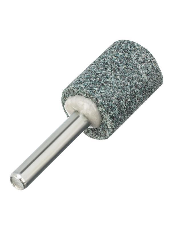 Шарошка абразивная, цилиндр, 19 x 25 мм, для дрели, хвостовик d6 мм, 63С Denzel