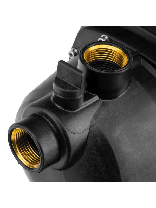 Садовый поверхностный насос GPL600, 600 Вт, 3000 л/ч, подъем 35 м, пластик Denzel