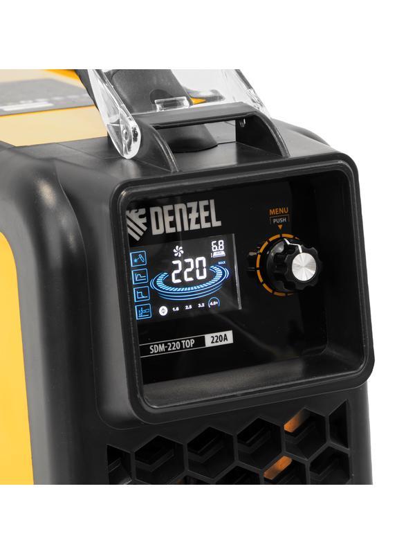 Аппарат инвертор. дуговой сварки SDM-220 Top, 220 А, ПВ 60%// Denzel