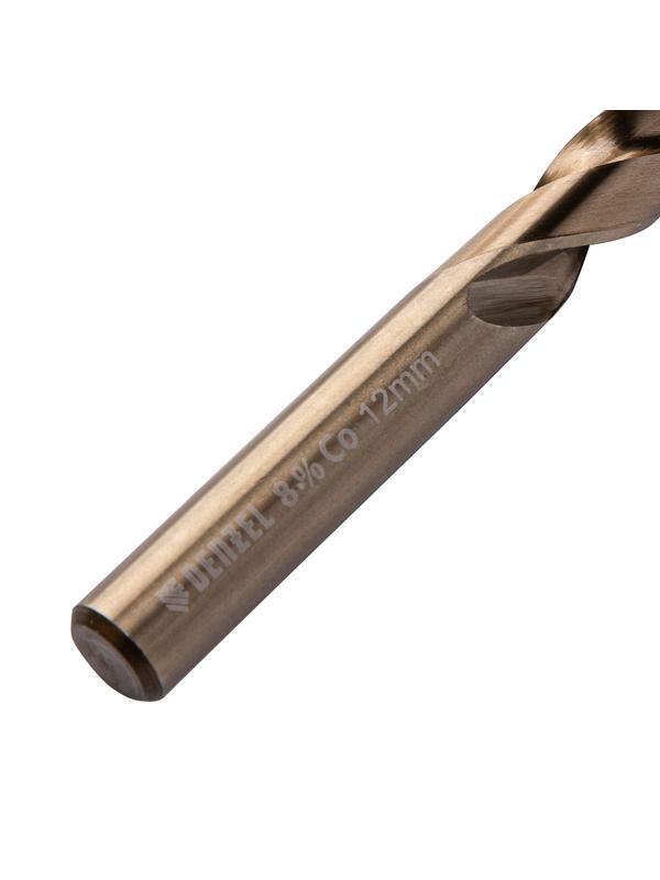 Сверло по металлу, 12 мм, HSS Co-8%// Denzel