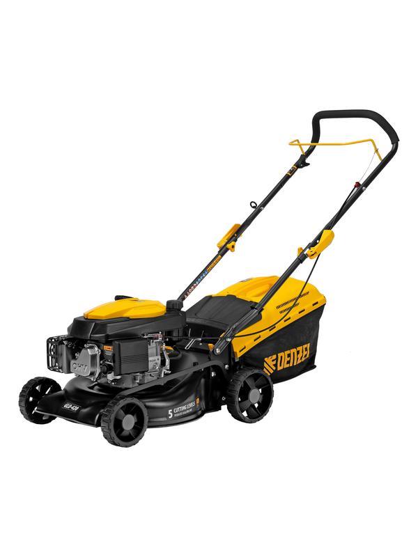 Газонокосилка бензиновая GLD-420, 146 см3, ширина 42 см, 40 л Denzel
