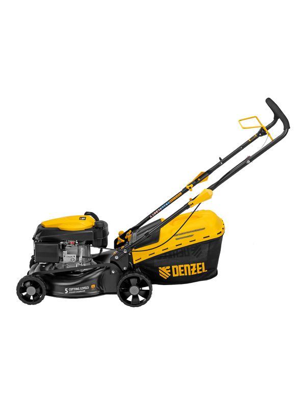 Газонокосилка бензиновая GLD-420, 146 см3, ширина 42 см, 40 л Denzel