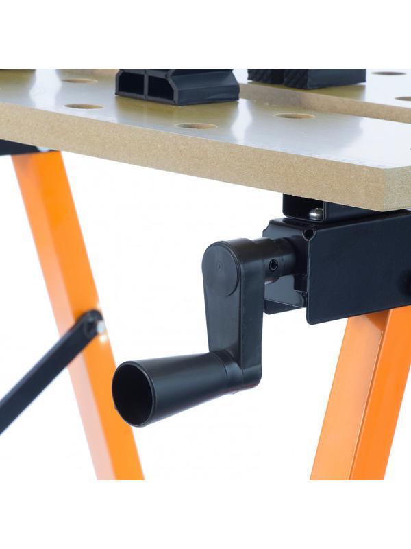 Верстак-тиски, 640 х 520 х 790 мм, портативный Sparta