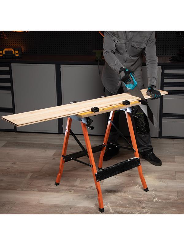 Верстак-тиски, 640 х 520 х 790 мм, портативный Sparta