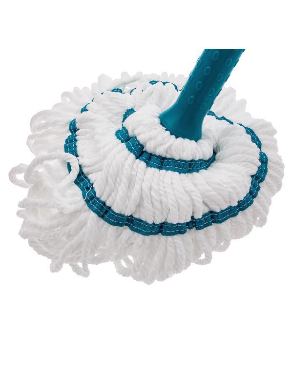 Швабра отжимная скручиванием 120 см, насадка из микрофибры, 120 г, Home Palisad