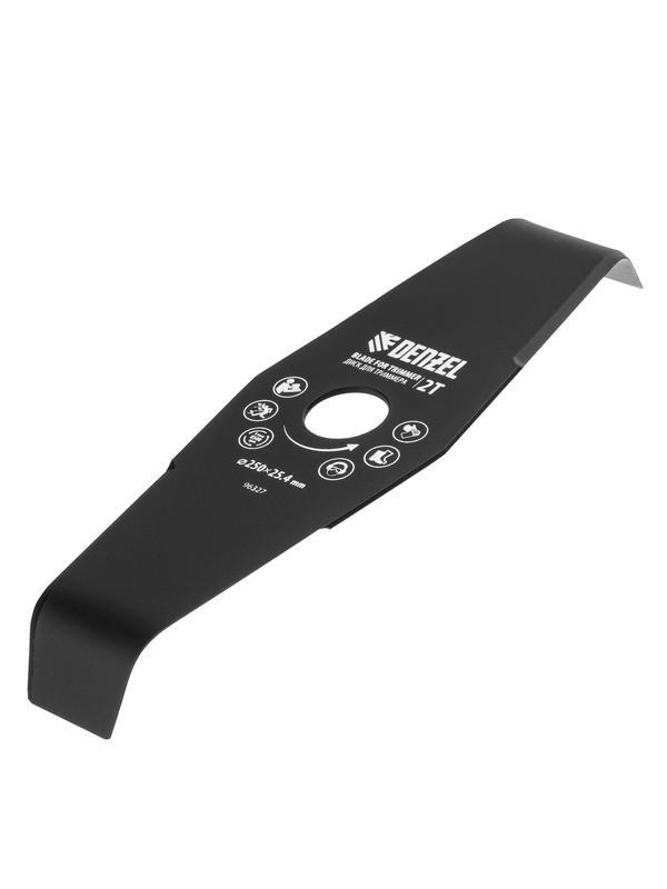 Диск для триммера  мульчирующий, 250 х 25,4 толщина 3 мм, 2 лезвия// Denzel