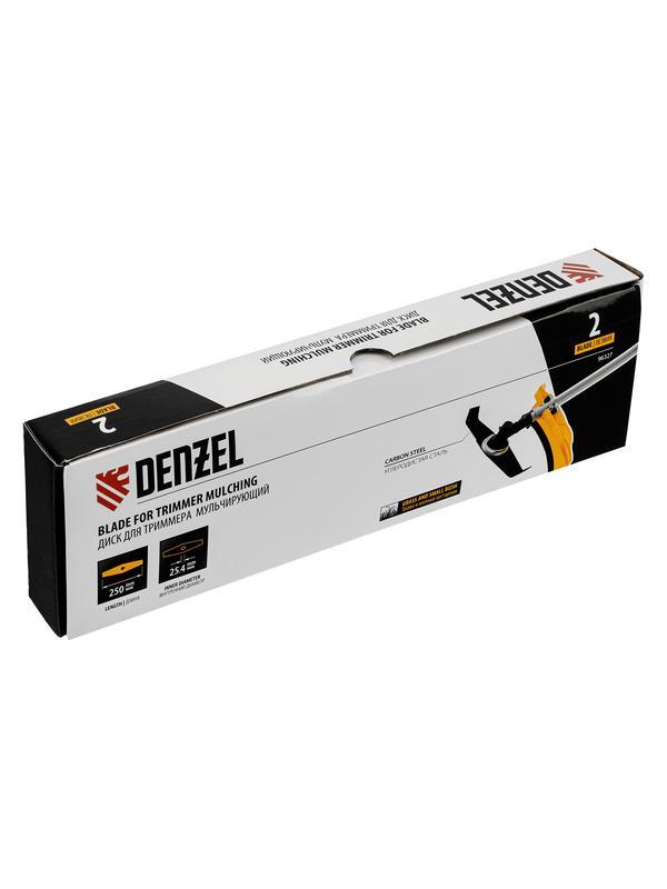 Диск для триммера  мульчирующий, 250 х 25,4 толщина 3 мм, 2 лезвия// Denzel