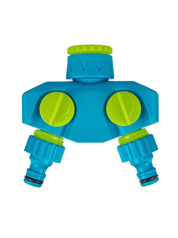 Разветвитель двухканальный, пластиковый Palisad Luxe