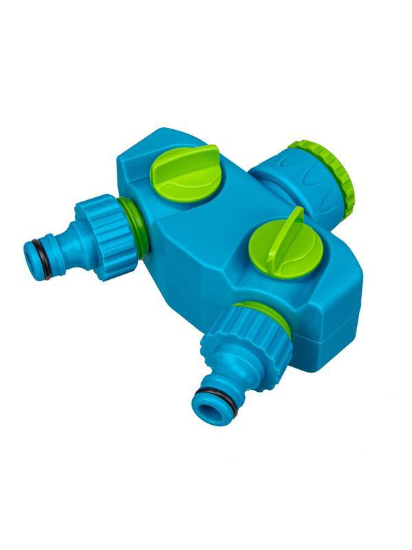 Разветвитель двухканальный, пластиковый Palisad Luxe