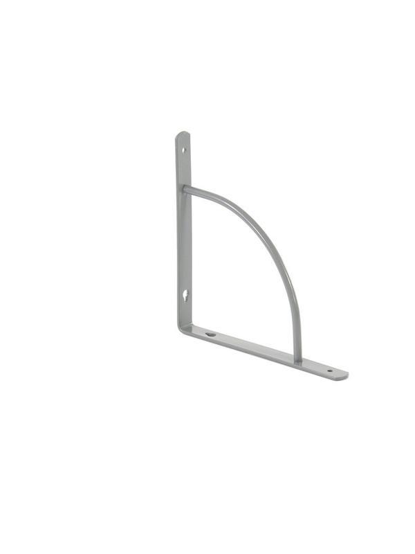 Кронштейн арочный, выгнутый, 200 х 200 х 20 мм, серый Сибртех